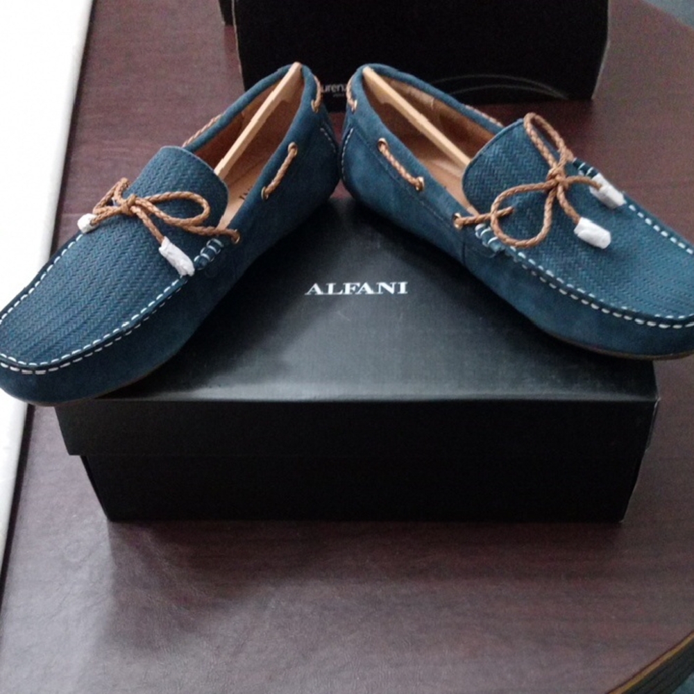 Alfani Men's Blue Loafers
